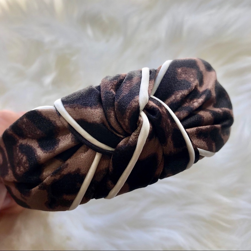 Leopard headband